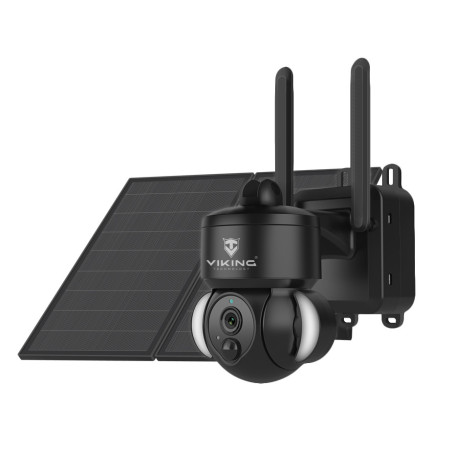 Solárna HD kamera Viking HDs03 4G/20000mAh/farebné nočné videnie/IP66/aplikácia/notifikácia/čierna