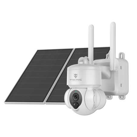 Solárna HD kamera Viking HDs03 4G/20000mAh/farebné nočné videnie/IP66/aplikácia/notifikácia/biela