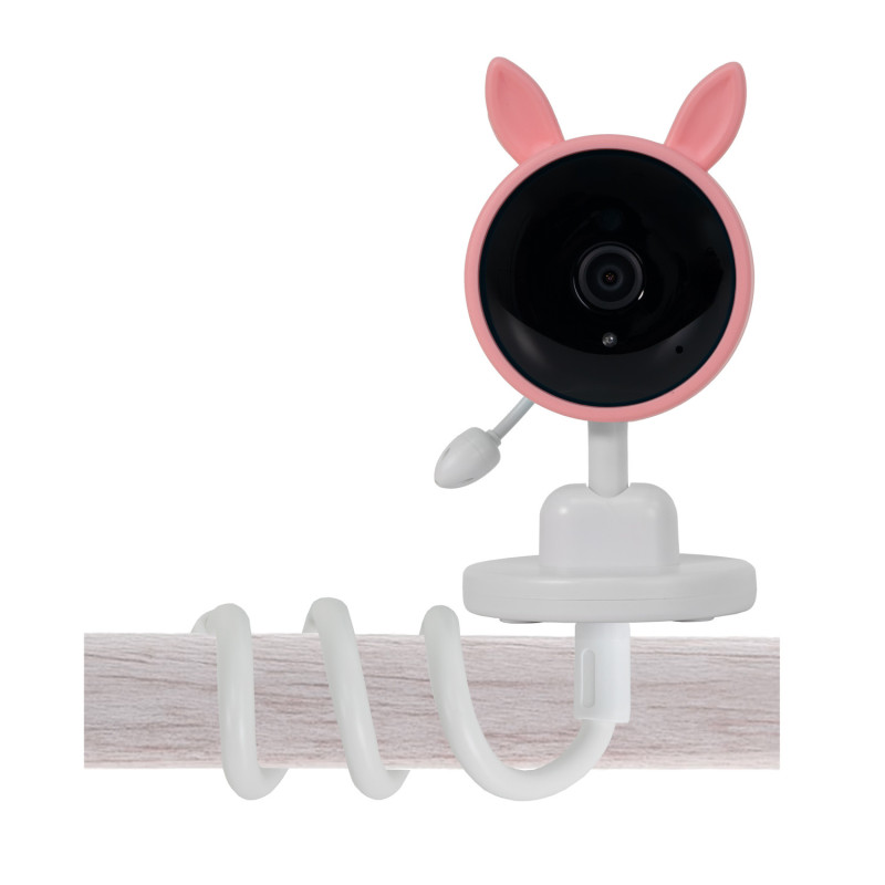 EVOLVEO Baby Monitor N3, detská videoopatrovateľka, ružová