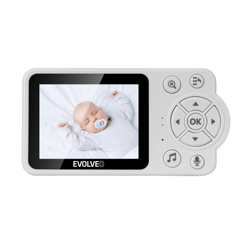 EVOLVEO Baby Monitor N3, detská videoopatrovateľka, modrá