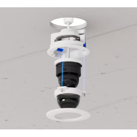 Ubiquiti UACC-G5-Ultra-FM-SB-W - G5 Dome Ultra Flush Mount, Zápustný držiak, dymové sklo