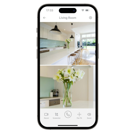iGET HGWIP222 - WiFi Dual Lens 2K IP kamera s LED + IR nočným videním, zvuk, otočná, CZ aplikácia