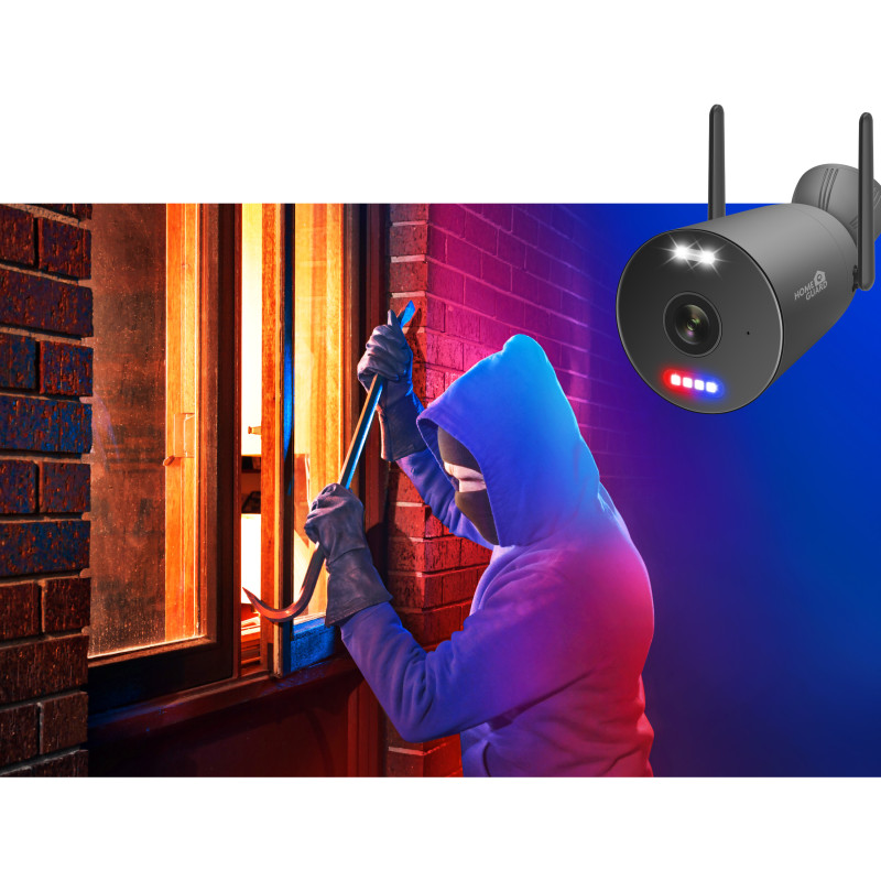 iGET HGNVK949CAM - WiFi 3K IP kamera, pre set iGET HGNVK109104, IP66, zvuk, IR + LED nočný prísvit