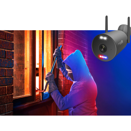 iGET HGNVK949CAM - WiFi 3K IP kamera, pre set iGET HGNVK109104, IP66, zvuk, IR + LED nočný prísvit