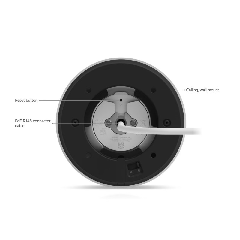 Ubiquiti UVC-G6-Turret-W - UniFi Protect G6 Turret, biela