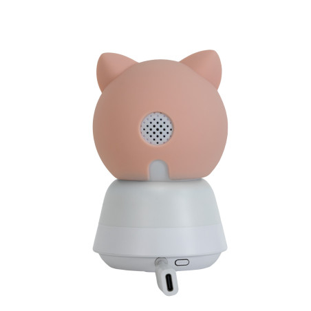 EVOLVEO Baby Monitor LUX- Múdra 360 ° videoopatrovateľka s nočným videním, detekciou plače a pohybu, ružová