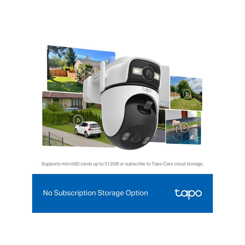 Tapo C545D Outdoor Dual Lens Pán/Tilt Security Cam