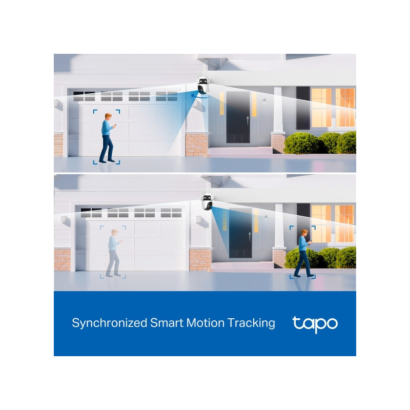 Tapo C545D Outdoor Dual Lens Pán/Tilt Security Cam