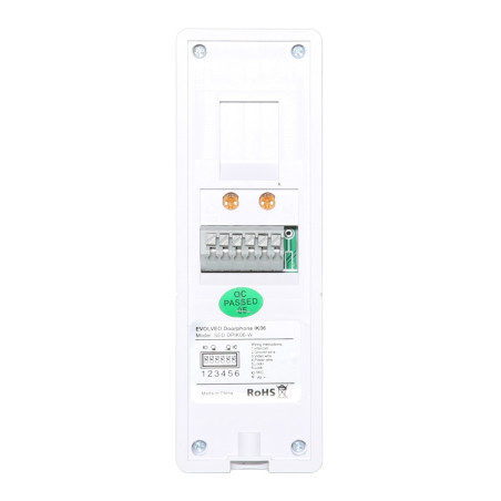 EVOLVEO DoorPhone IK06, set video dverného telefónu s pamäťou a farebným displejom