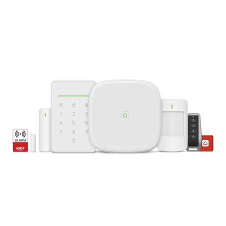 iGET SECURITY M5-4G Premium - Inteligentný 4G/WiFi/LAN alarm, ovládanie kamier a zásuviek, Android, iOS
