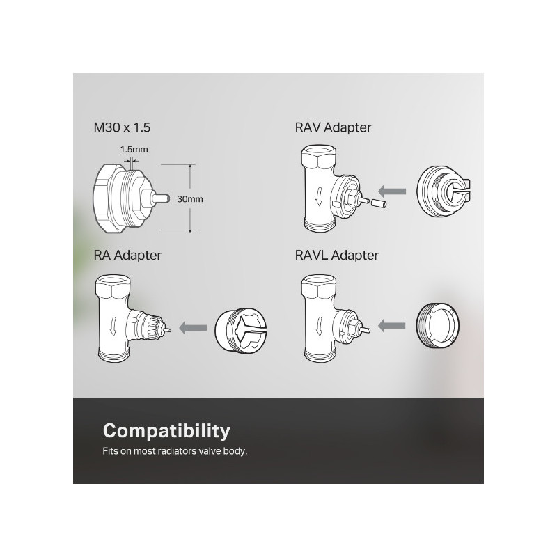 TP-link KE100 Kasa Smart Thermostatic Radiator Valve