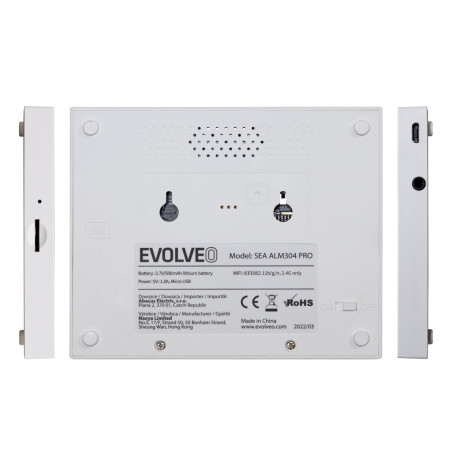EVOLVEO Alarmex Pro, šikovný bezdrôtový Wi-Fi/GSM alarm