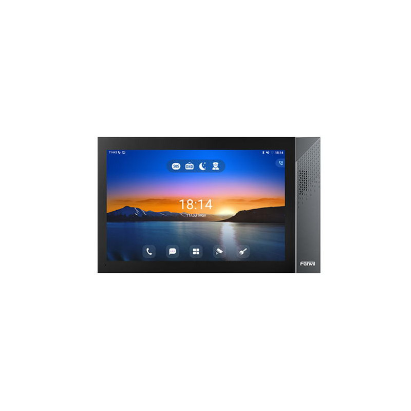 Fanvil i57A SIP Android vnútorná dotyková stanica, 10.1" displ., 2SIP, WiFi, BT, 3rd app