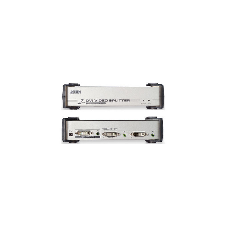 ATEN Video rozbočovač 1 PC - 2 DVI + audio