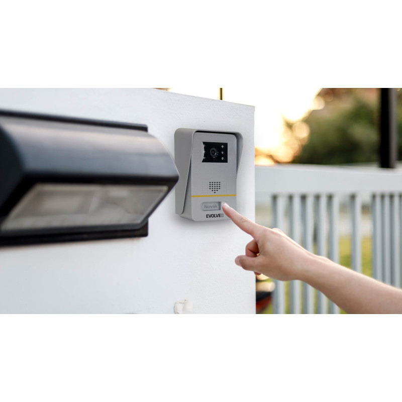 EVOLVEO DoorPhone AP1-2, drôtový videotelefón s aplikáciou, biely