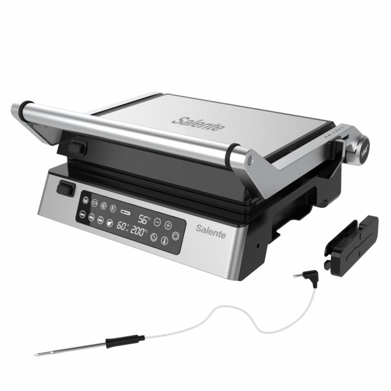 Salente FlamePro kontaktný gril s externou teplotnou sondou
