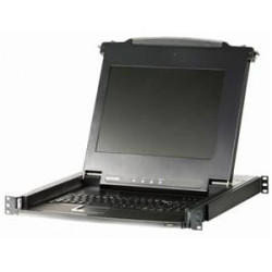 ATEN 17" šuplík do racku,16port KVM,USB+PS 2,touch
