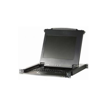 ATEN 17" šuplík do racku,16port KVM,USB+PS 2,touch