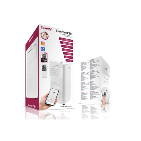 Salente SummerICE9, múdra mobilná klimatizácia, 9000 BTU, WiFi + Bluetooth, diaľk. ovl.