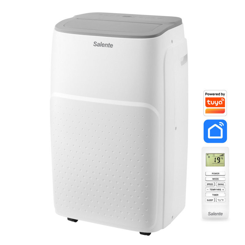 Salente SummerICE12, múdra mobilná klimatizácia, 12000 BTU, WiFi + Bluetooth, diaľk. ovl.