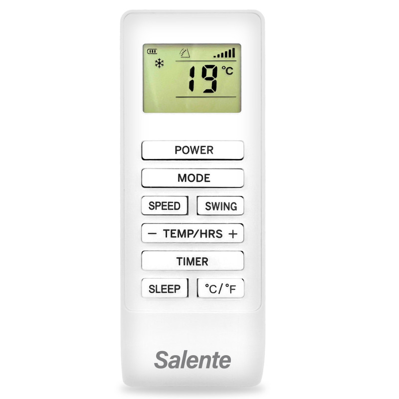 Salente SummerICE12, múdra mobilná klimatizácia, 12000 BTU, WiFi + Bluetooth, diaľk. ovl.
