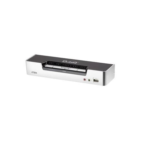 ATEN 4port KVMP HDMI, usb hub, audio