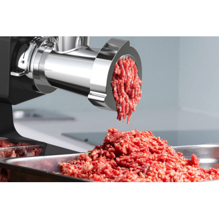 Salente MeatPlus mlynček na mäso s digitálnym dotykovým displejom, čierny