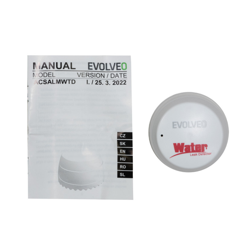 EVOLVEO bezdrôtový detektor zaplavenia pre SecuPro/Alarmex Pro