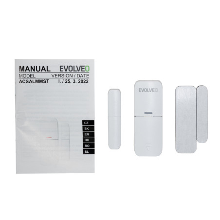 EVOLVEO bezdr. detektor otvorenia okien/dverí pre SecuPro/Alarmex Pro