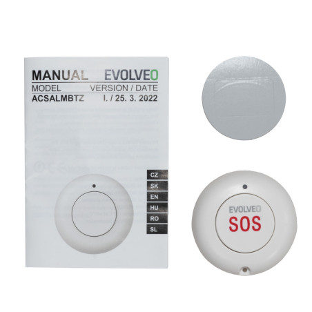 EVOLVEO bezdrôtové tlačidlo/zvonček pre SecuPro/Alarmex Pro