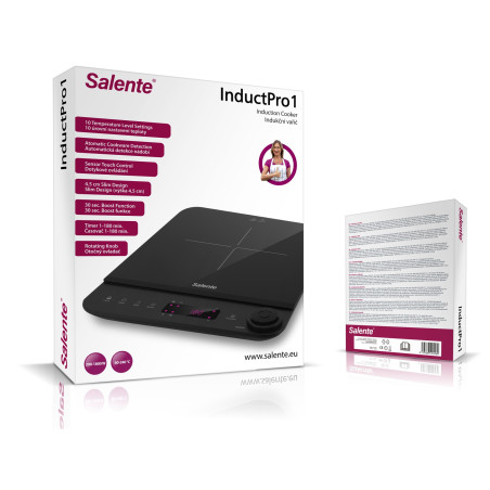 Salente InductPro1, indukčný varič, jednoplatničkový, čierny