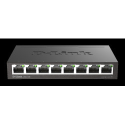 D-Link DGS-108 kovový 8-port 10/100/1000 Switch