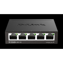 D-Link DGS-105 kovový 5-port 10/100/1000 Switch