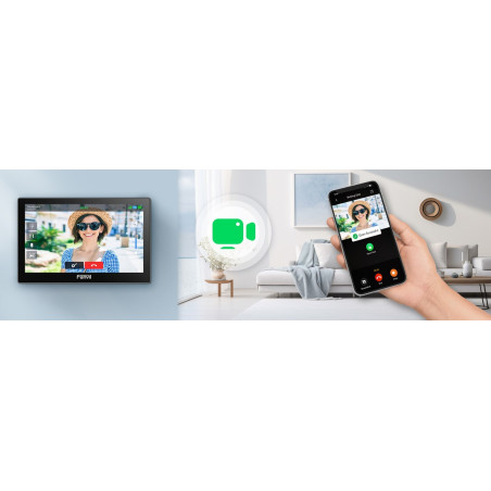 Fanvil VIK-01, video interkom kit (dotyková stanica i504W + interkom i60 + app), Wi-Fi, 7", PoE