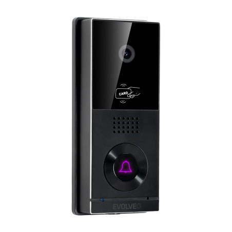 EVOLVEO DoorPhone AHD10, Sada domáceho WiFi videotelefónu s ovládaním dverí a RFID, čierny 10" monito