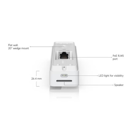 Ubiquiti UVC-Doorbell-Lite-W, UniFi Protect Doorbell Lite, biela