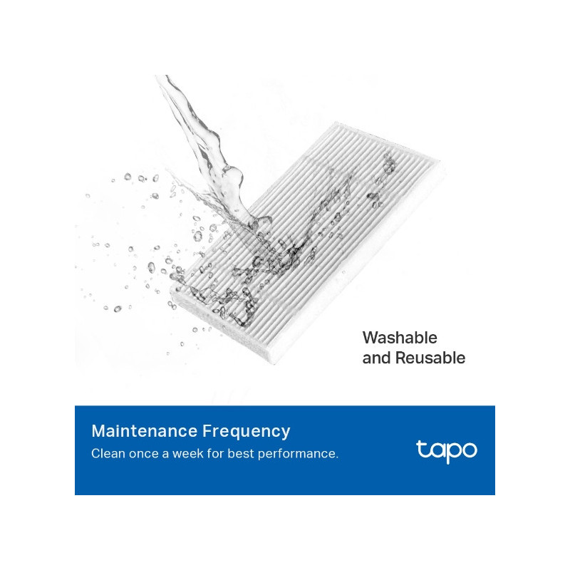 Tapo RVA500 Tapo Robot Vacuum 2-in-1 Dustbin & Water Tank