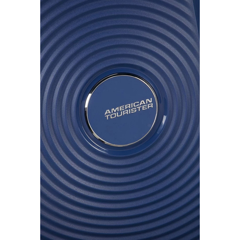 American Tourister Soundbox Spinner Exp. 55 Navy