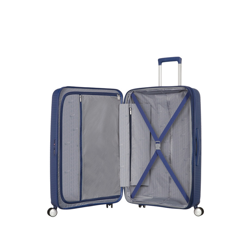 American Tourister Soundbox Spinner Exp. 67 Navy