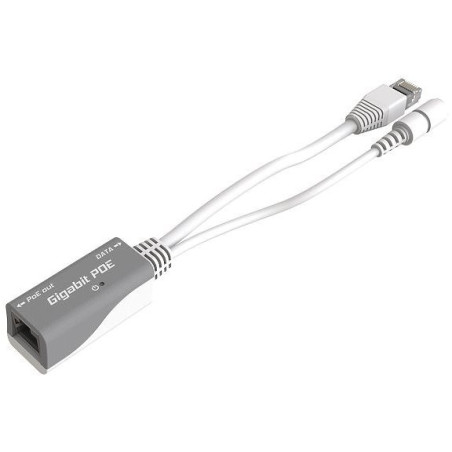 Mikrotik pasívny gigabit PoE injektor s LED indikáciou