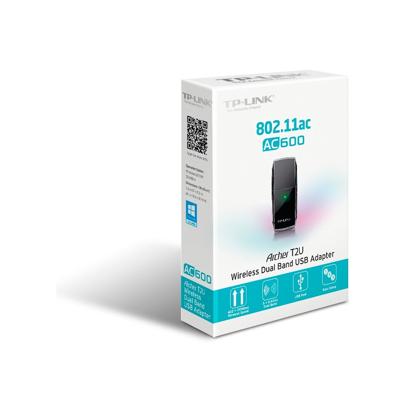 TP-Link Archer T2U AC600 Wifi Dual B. USB adaptér