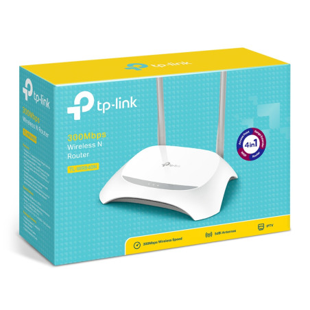 TP-Link TL-WR840N 300Mbps Wireless N Router/AP/extender/WISP, 5x10/100 RJ45