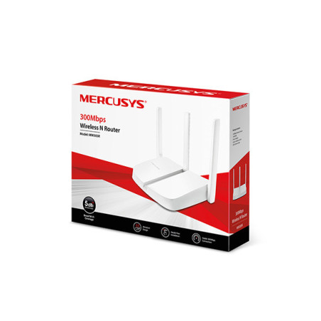 Mercusys MW305R 300Mb/s WiFi N router, 4x10/100 RJ45, 3x anténa