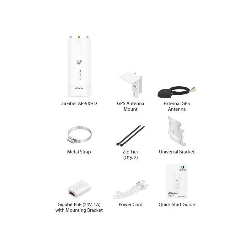 Ubiquiti AirFiber AF-5XHD, 1Gbps+, 4.8-6.2GHz (cena za ks)
