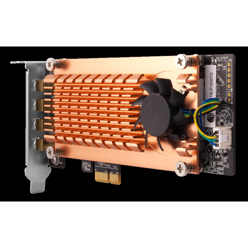 QNAP QWA-AC2600 - PCIe bezdrôtový sieťový adaptér (802.11n a 802.11ac) pre NAS alebo PC