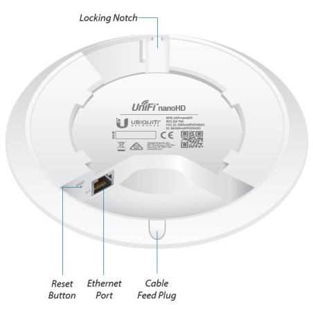 Ubiquiti UAP-nanoHD-5 - Compact UniFi Wave2 AC AP, bez PoE adaptéra, 5-pack