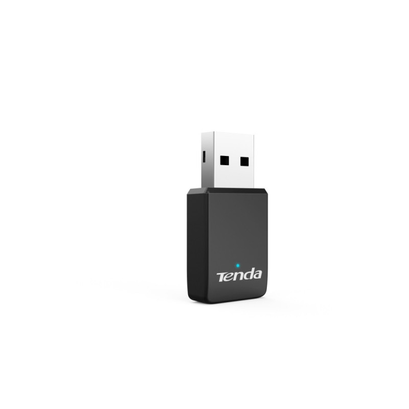 Tenda U9 WiFi AC650 USB adaptér, 633 Mb/s (433 + 200 Mb/s), 802.11 ac/a/b/g/n, OS Win XP/7/8/10/11