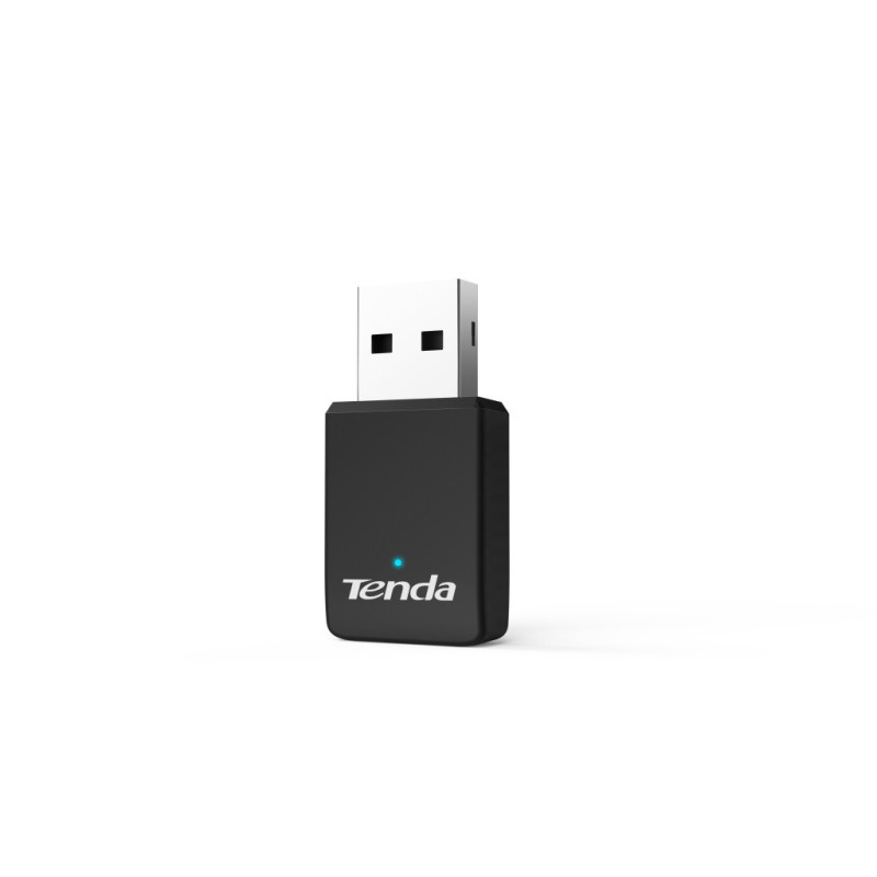 Tenda U9 WiFi AC650 USB adaptér, 633 Mb/s (433 + 200 Mb/s), 802.11 ac/a/b/g/n, OS Win XP/7/8/10/11