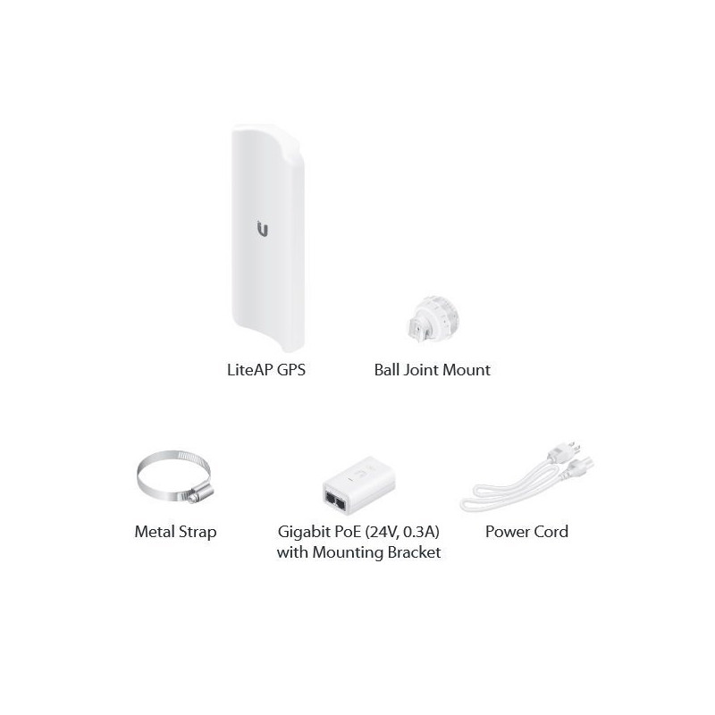 Ubiquiti UISP AirMAX Lite AC AP, 5 GHz, GPS prístupový bod (LAP-GPS)