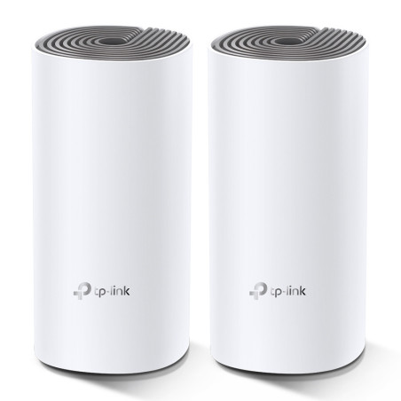 TP-Link AC1200 Whole-home Mesh WiFi System Deco E4 (2-pack), 2x10/100 RJ45